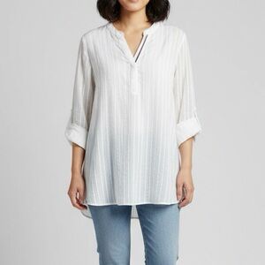 Tommy Hilfiger White Textured Shirt